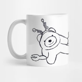 Crabby Smiley Bear Mug